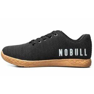 NOBULL Black Athletic Shoes with Tan Sole